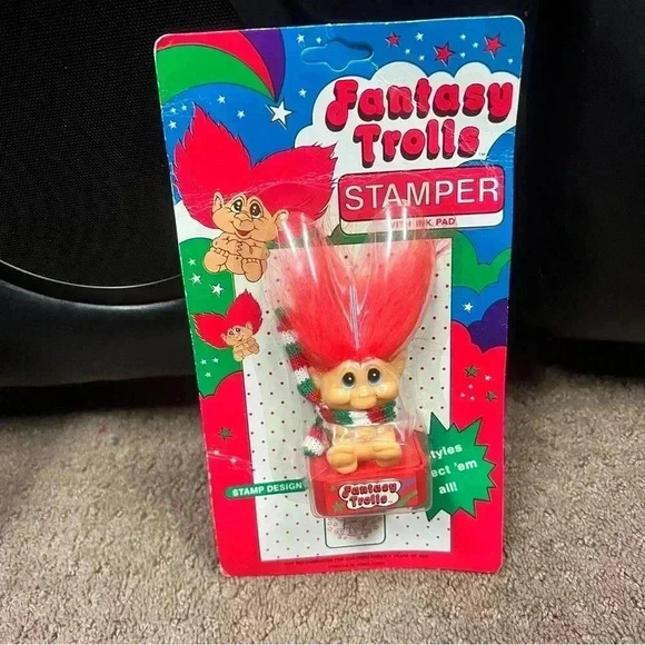 Vintage Trolls party favors and stamper - Picture 2 of 10